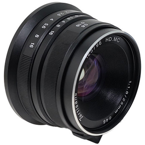 7Artisti, 7Artisans Photoelectric Obiettivo 25 mm f/1,8 APS-C per Sony E-Mount - Nero