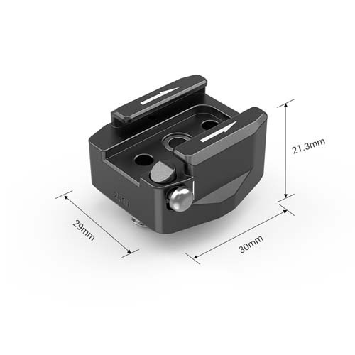 SmallRig, Adattatore SmallRig ruotabile per attacco a slitta fredda (due viti da 1/4"-20)