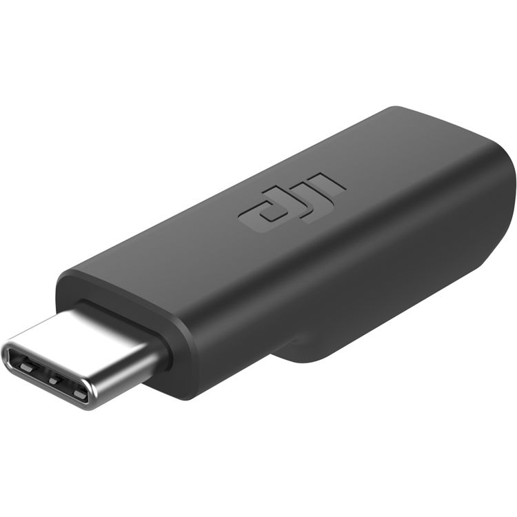 DJI, Adattatore microfono DJI da USB-C a 3,5 mm per Pocket 2 e Osmo Pocket