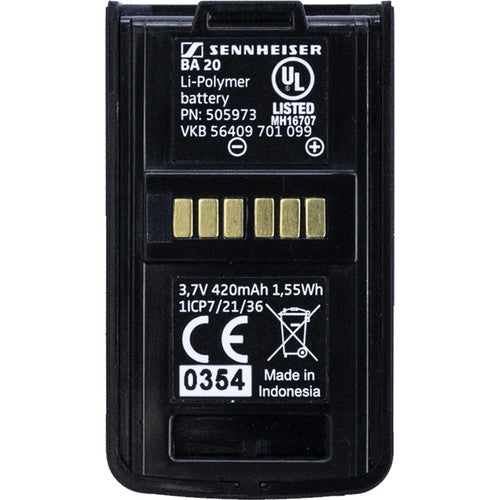 Sennheiser, Batteria ricaricabile Sennheiser BA 20