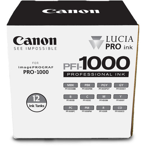 Canon, Canon PFI-1000 Set di serbatoi d'inchiostro LUCIA PRO 12