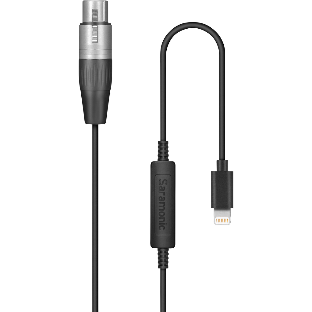 Saramonica, Cavo adattatore per microfono Saramonic LC-XLR da XLR femmina a Lightning per dispositivi iOS (19,7')