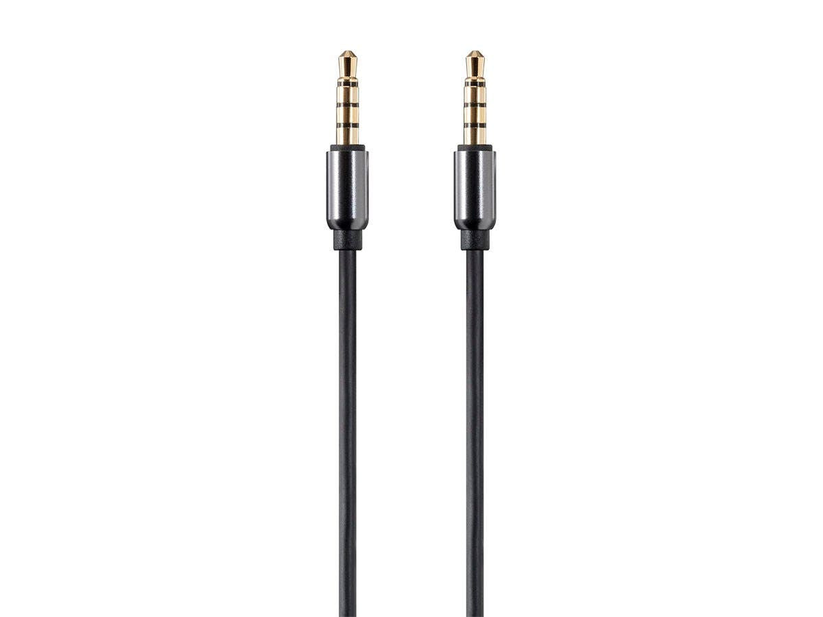 MONOPRICE, Cavo audio e microfono ausiliario TRRS da 3,5 mm di Monoprice serie Onyx, 3 piedi