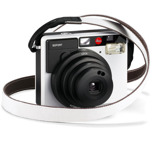 Leica, Cinghia Leica per fotocamera istantanea Sofort - Bianco/Nero