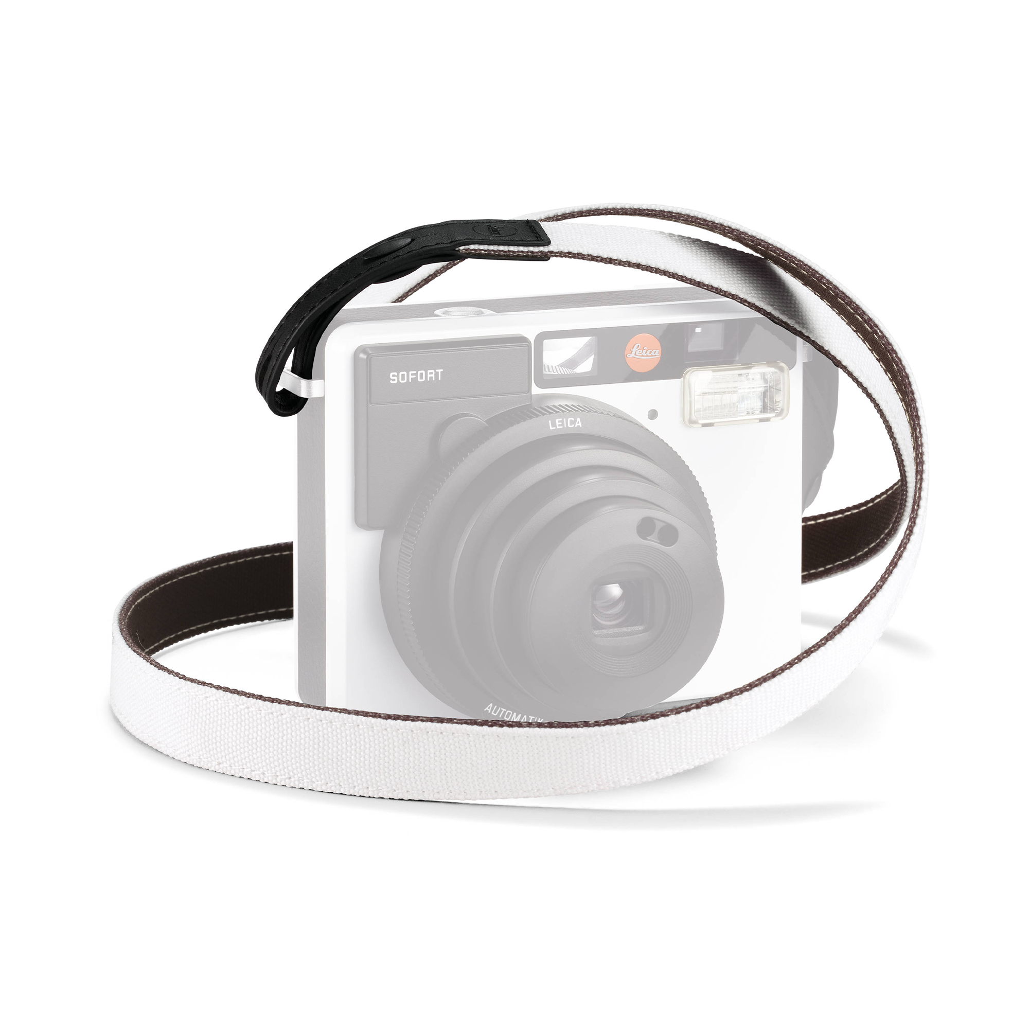 Leica, Cinghia Leica per fotocamera istantanea Sofort - Bianco/Nero