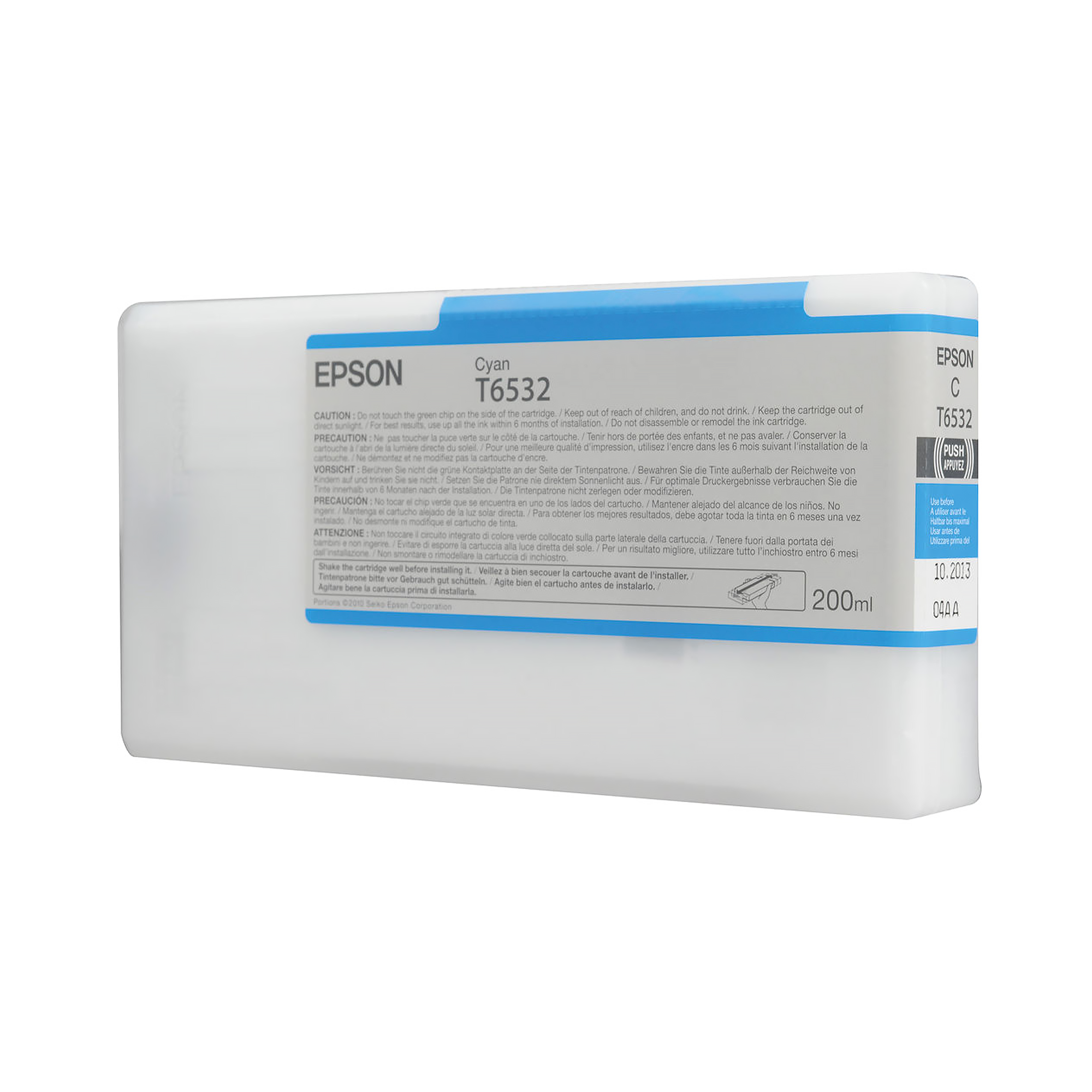 Epson, Epson T653200 Cartuccia d'inchiostro ciano UltraChrome HDR per stampanti Stylus Pro 4900 - 200mL