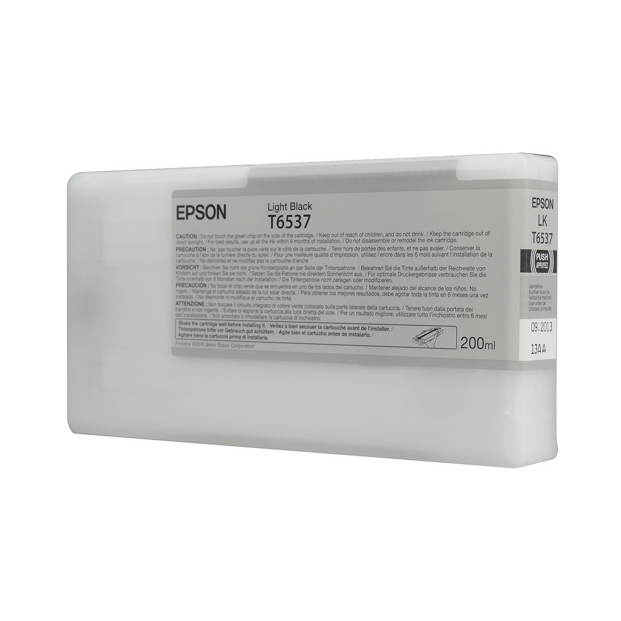 Epson, Epson T653700 Cartuccia d'inchiostro nero chiaro UltraChrome HDR per stampanti Stylus Pro 4900 - 200mL