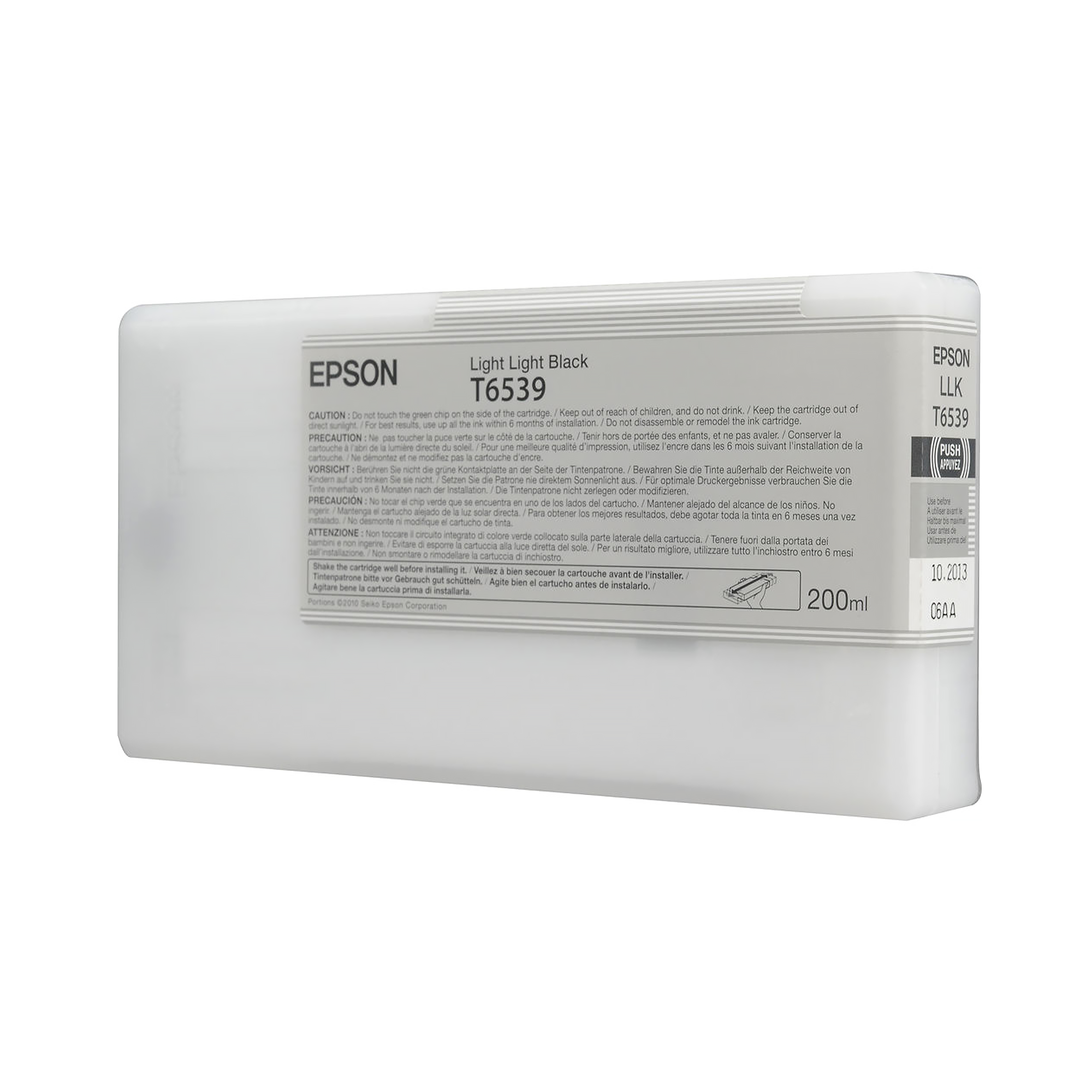 Epson, Epson T653900 Cartuccia d'inchiostro nero chiaro UltraChrome HDR per stampanti Stylus Pro 4900 - 200mL