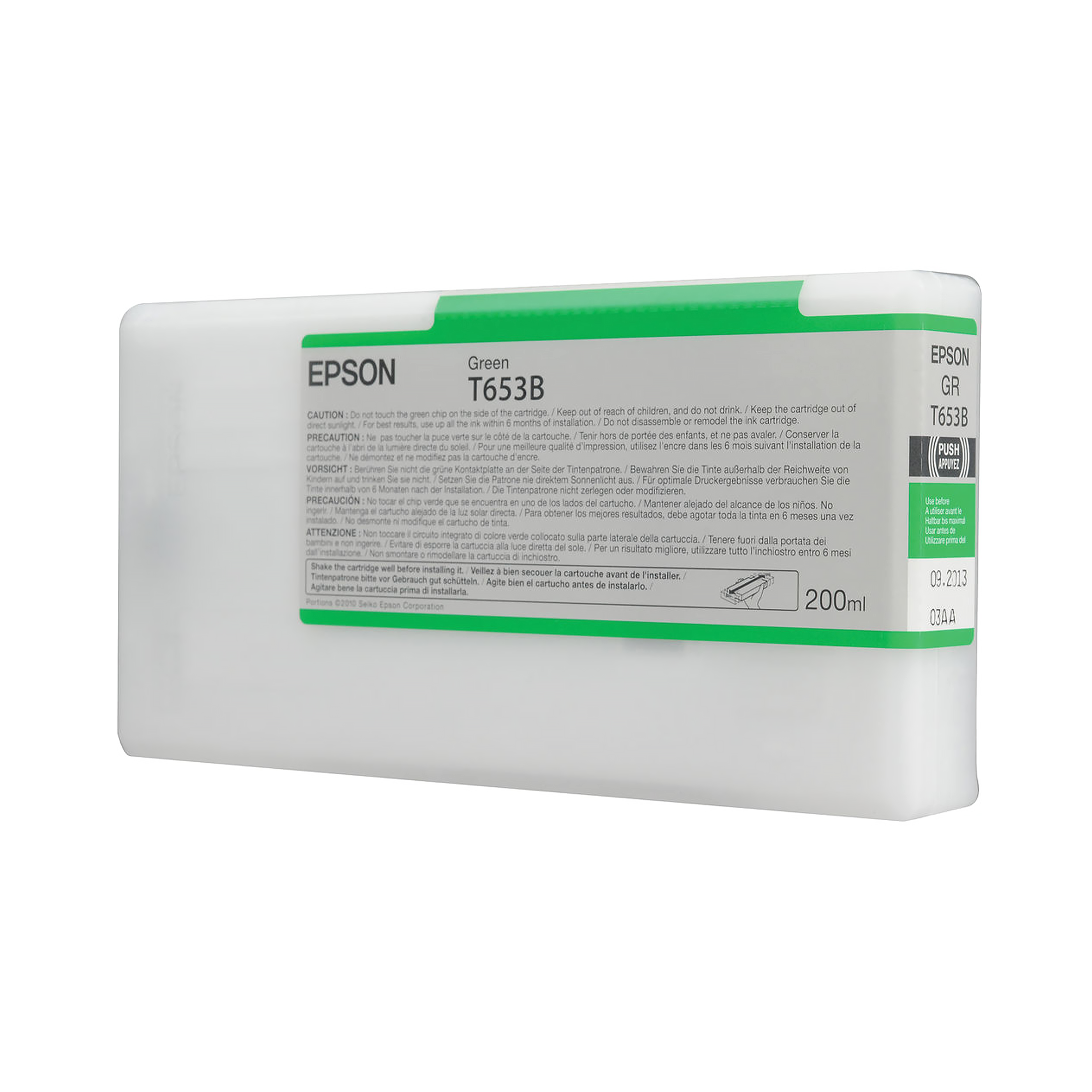 Epson, Epson T653B00 Cartuccia d'inchiostro verde UltraChrome HDR per stampanti Stylus Pro 4900 - 200mL