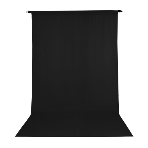 Promaster, Fondale resistente alle rughe 10'x20' - Nero