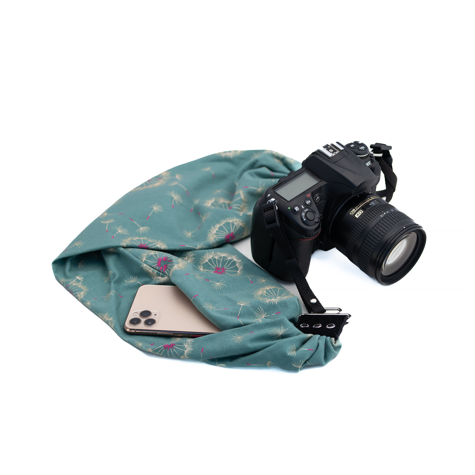 Catturare l'alta moda, Foulard tascabile Capturing Couture - Cinghia per fotocamera - Dandelion