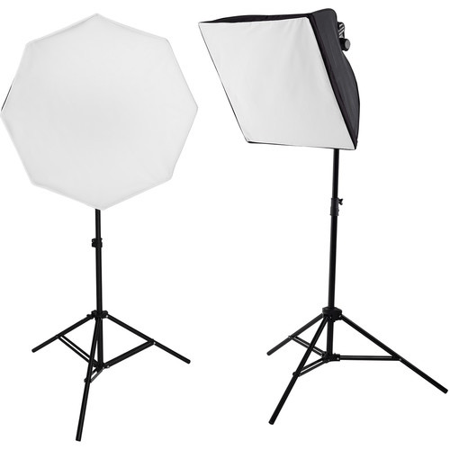 Westcott, Kit Softbox pieghevole a 2 luci Westcott uLite LED con telecomando a 2,4 GHz, 45W