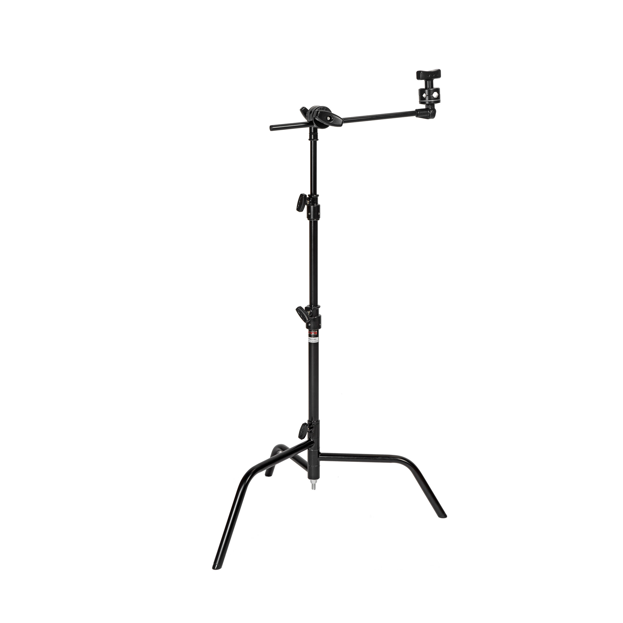 Matthews, Matthews 20" C+Stand con base a tartaruga caricata a molla, testa di presa e kit di bracci - Nero