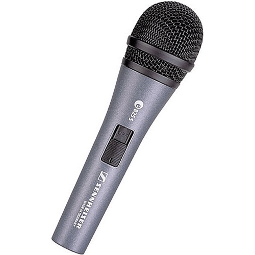 Sennheiser, Microfono dinamico cardioide palmare Sennheiser e825S con interruttore On/Off