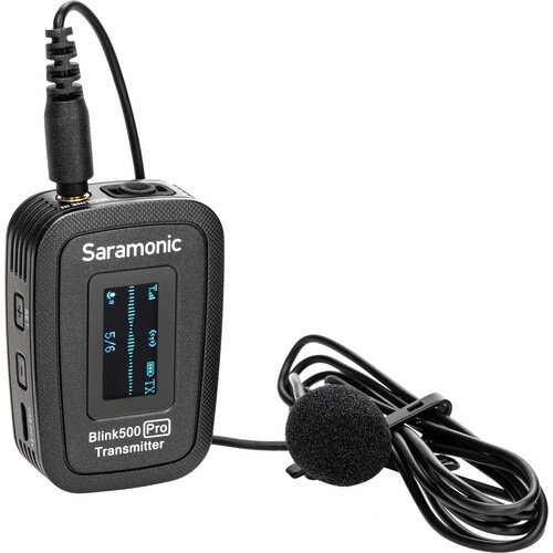 Saramonica, Microtrasmettitore Saramonic a 2,4 GHz con lavalier omnidirezionale per Blink 500 Pro RX, RXDI e RXUC