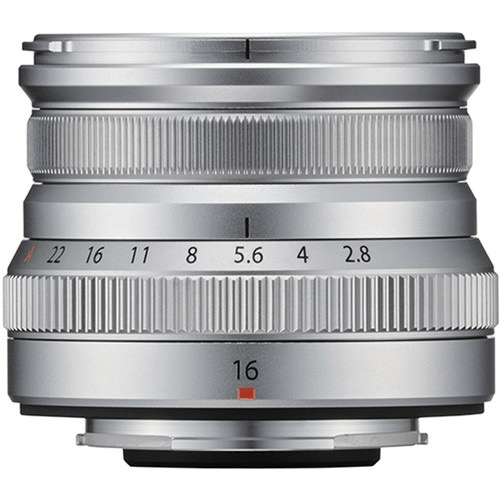 Fujifilm, Obiettivo FUJIFILM XF 16 mm f/2,8 R WR (argento)