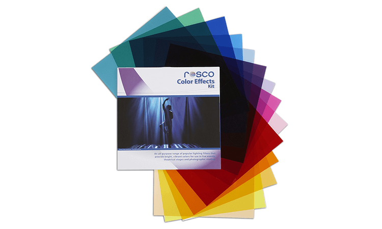 Partenze visive, Rosco Color Effects Gel Kit 12" x 12" Fogli