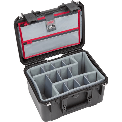 SKB, SKB iSeries 1510-9 Custodia impermeabile con divisori in schiuma e organizer per il coperchio (nero)