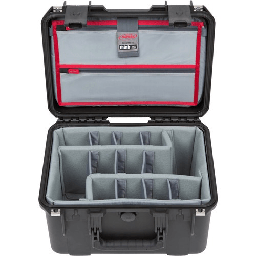 SKB, SKB iSeries 1510-9 Custodia impermeabile con divisori in schiuma e organizer per il coperchio (nero)