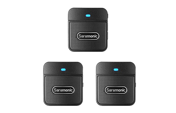 Saramonica, Saramonic Blink 100 B2 Sistema microfonico wireless ultraportatile a clip per 2 persone per fotocamere e dispositivi mobili