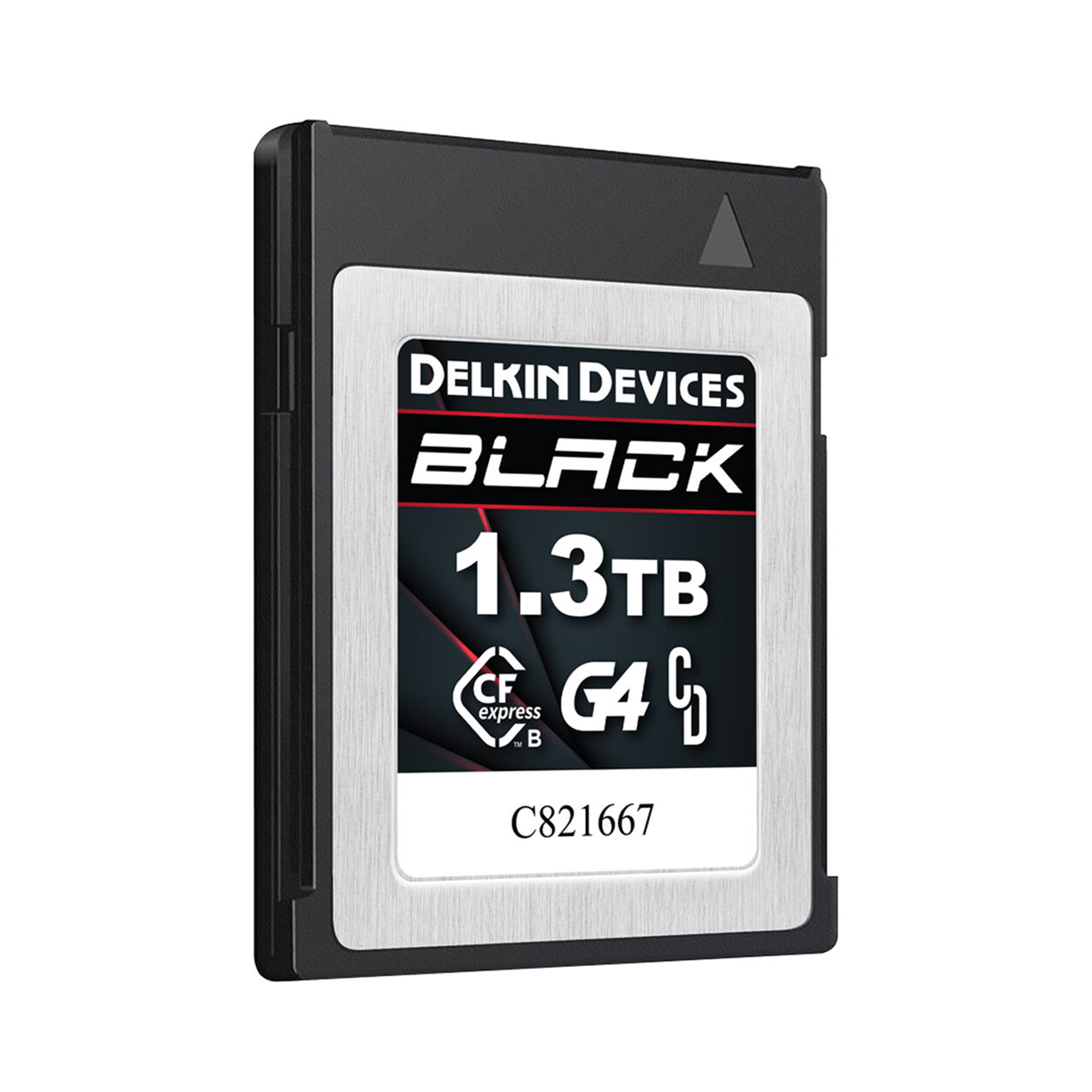 Dispositivi Delkin, Scheda di memoria CFexpress di tipo B da 1,3 TB BLACK G4 di Delkin Devices