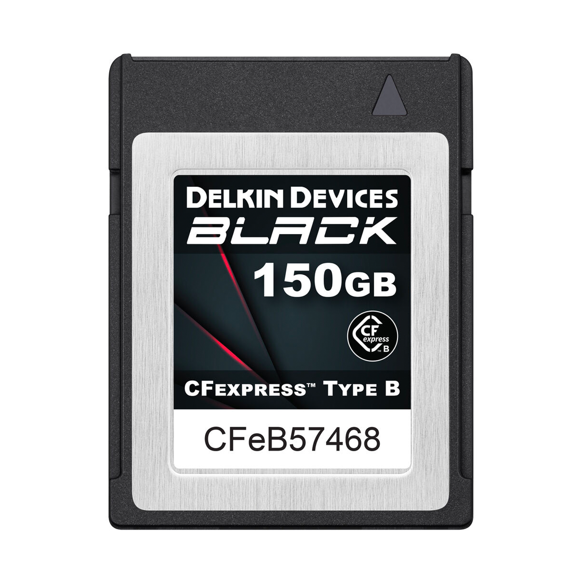 Dispositivi Delkin, Scheda di memoria CFexpress di tipo B nera di Delkin Devices - 150 GB