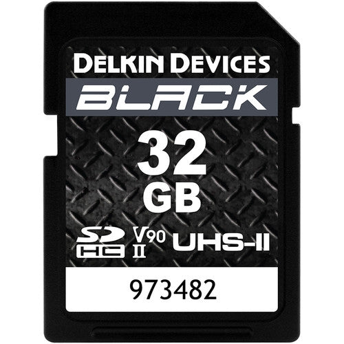 Dispositivi Delkin, Scheda di memoria SDHC Delkin Devices 32GB BLACK UHS-II