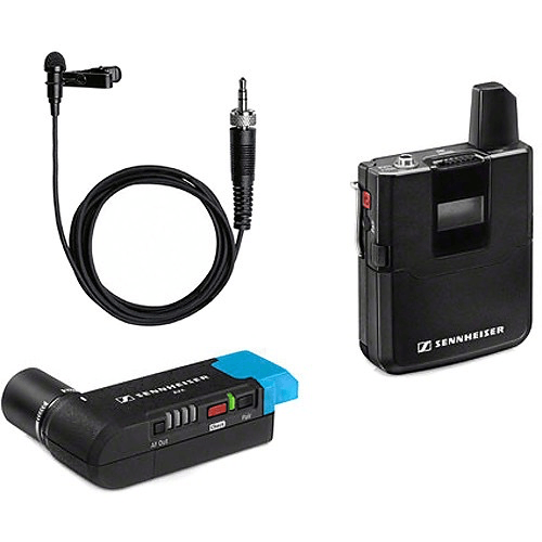 Sennheiser, Set digitale senza fili Sennheiser AVX ME2 montabile su telecamera