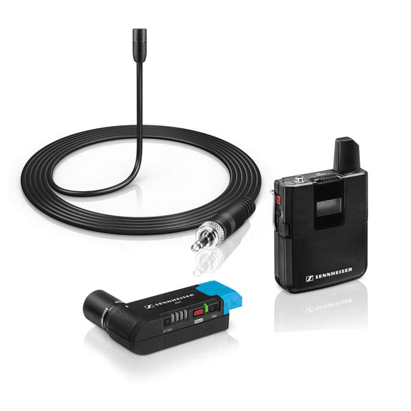 Sennheiser, Set digitale senza fili Sennheiser AVX ME2 montabile su telecamera