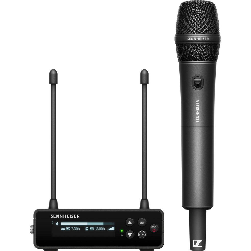 Sennheiser, Sistema microfonico digitale senza fili Sennheiser EW-DP 835 SET per montaggio su telecamera (R4-9: da 552 a 607 MHz)