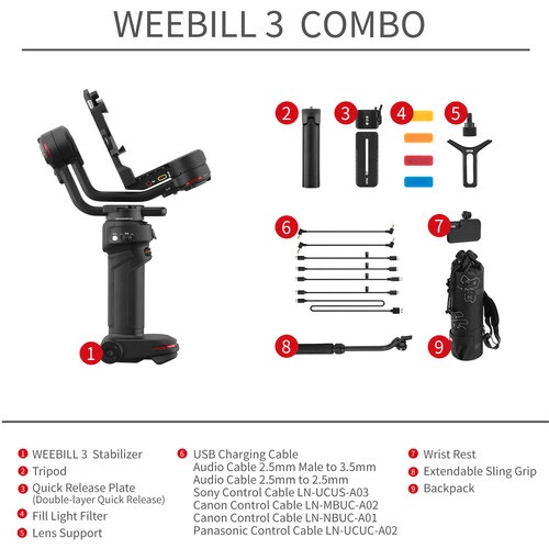 Zhiyun, ZHIYUN WEEBILL 3 COMBO