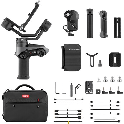 Zhiyun, Zhiyun-Tech WEEBILL-2 Pro Kit con trasmettitore, servo, impugnatura e custodia in tessuto