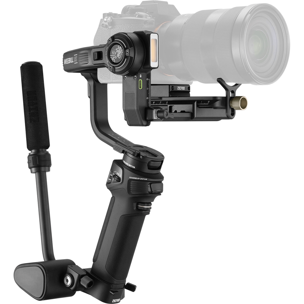 Zhiyun, Zhiyun WEEBILL-3 S Stabilizzatore gimbal palmare combinato con set di impugnatura estensibile e zaino