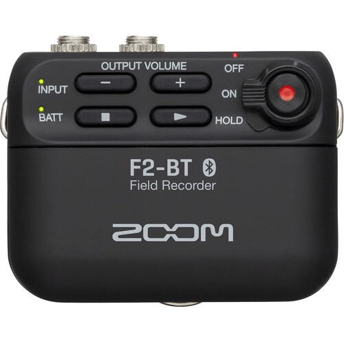 Zoom, Zoom F2-BT Registratore da campo portatile ultracompatto con microfono lavalier e Bluetooth