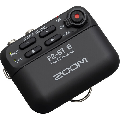 Zoom, Zoom F2-BT Registratore da campo portatile ultracompatto con microfono lavalier e Bluetooth